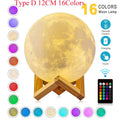 T30 floating night light 3 colors and 3D LED moon light ornaments (there are 2 models, please check before placing an or