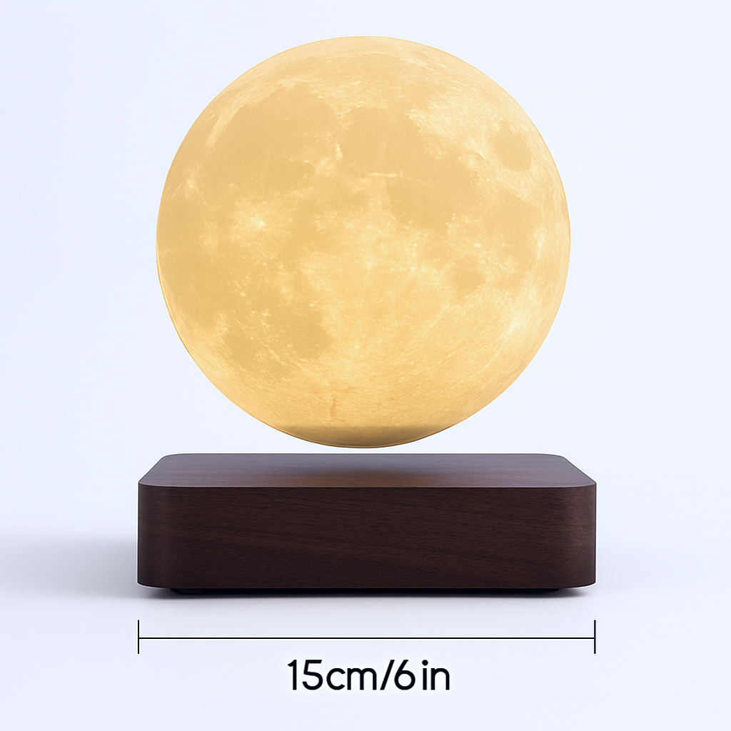 T30 floating night light 3 colors and 3D LED moon light ornaments (there are 2 models, please check before placing an or