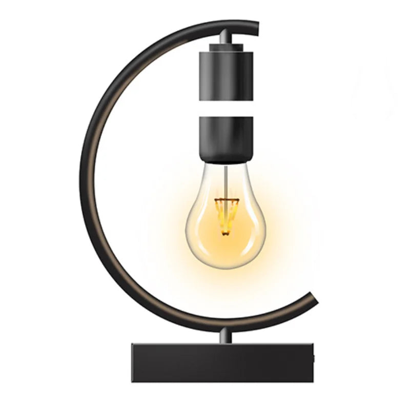 Floating moon lamp 3D printing integrated, seamless creative magnetic levitation moon table lamp