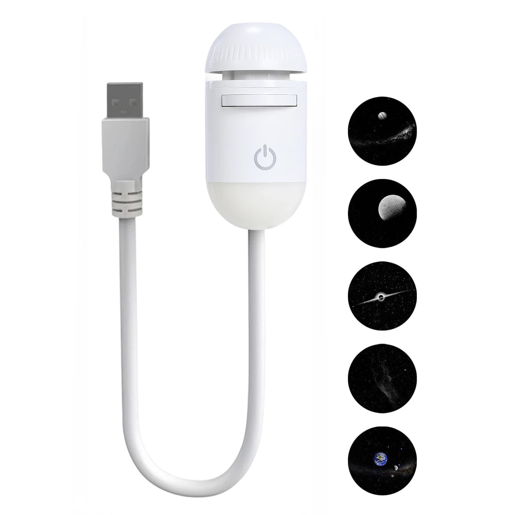 USB Galaksi Projektör – Oda & Oyun Odası Yıldızlı LED Lamba