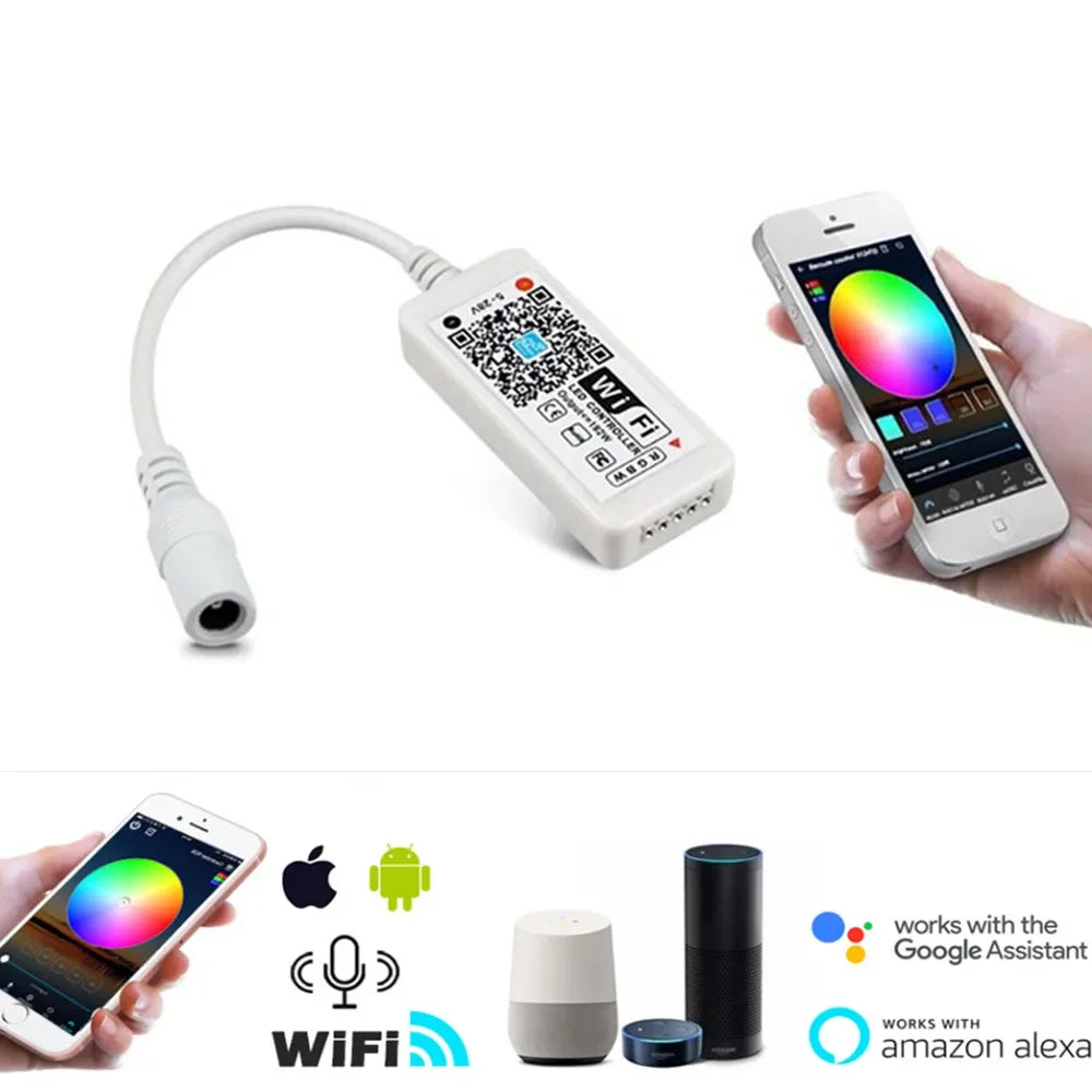 Magic Home WIFI LED Controller 5V 12V 24V RGBW RGBWW RGB+CCT Bluetooth 2.4G Touch For 5050 2835 WS2811 WS2812B Led Strip