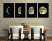 Moon Phases Set Of 4 Wall Decals - 2
