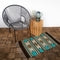 Monte Alban Southwestern Native American Turquoise Rug - 3