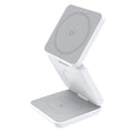 3 in 1 Foldable Magnetic Wireless Charger Stand for MagSafe Compatible iPhone 17 16 15 Apple Watch AirPods Pro 2 Strong 