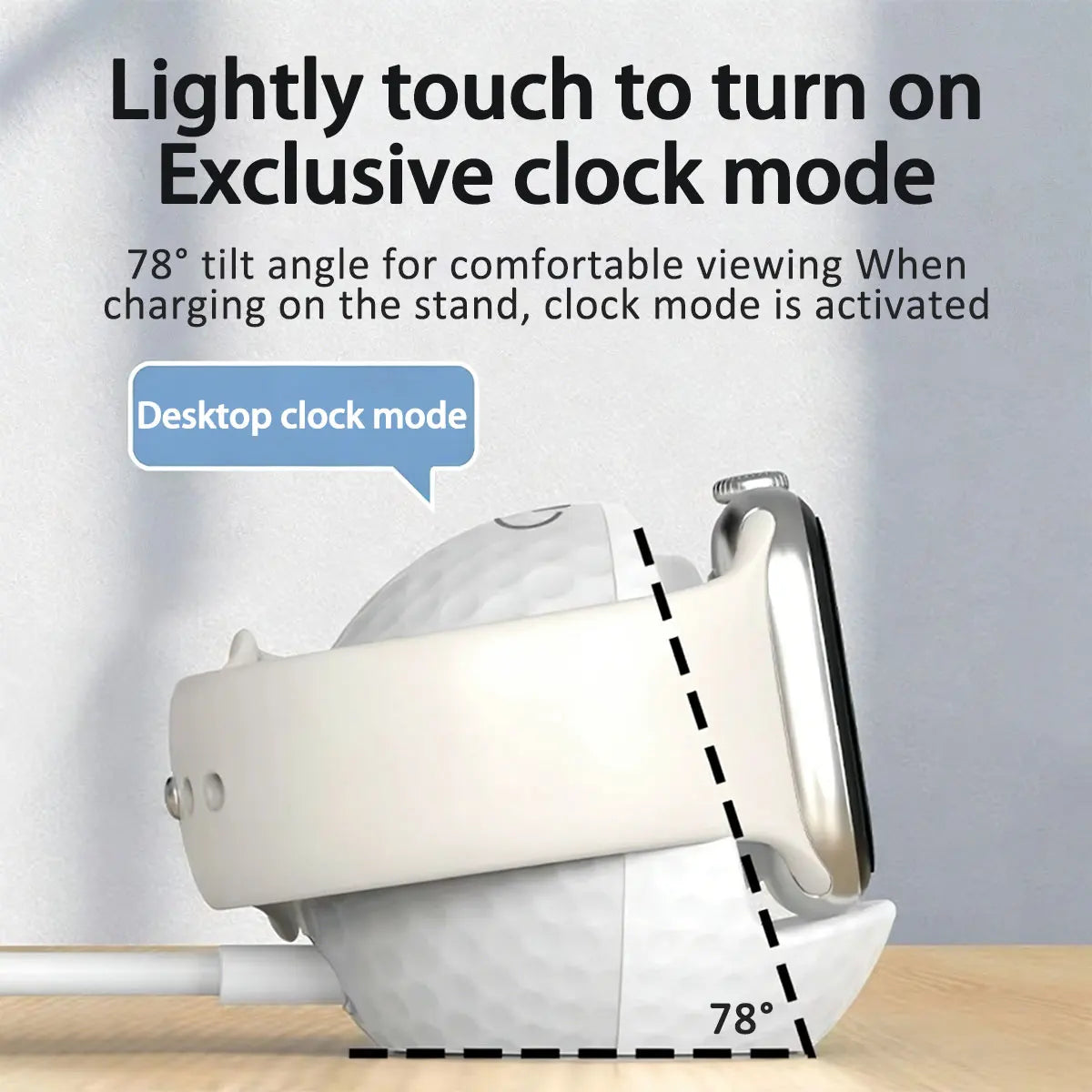 Portable RGB Lighting Wireless Charger Stand For Apple Watch Series 11 10 9 8 7 6 5 4 3 2 SE/Ultra 3 Magnetic Fast Charg