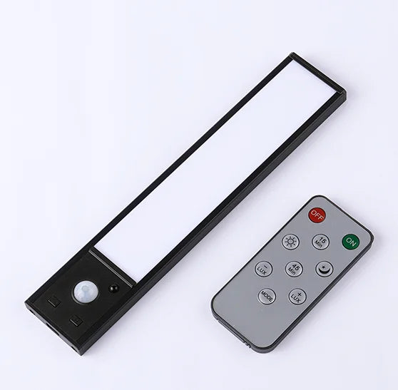 Motion Sensor Night Light USB Rechargeable Wireless Lamp Under Cabinet Led Lights for Kitchen Cabinet Bedroom Wardrobe L
