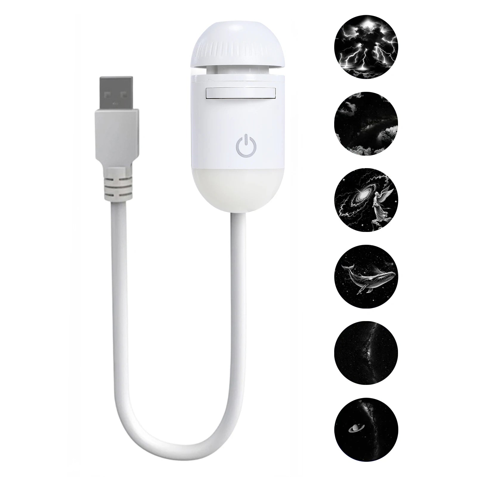 USB Galaksi Projektör – Oda & Oyun Odası Yıldızlı LED Lamba