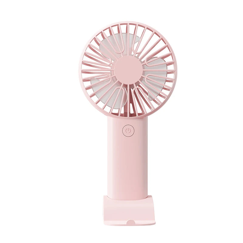 Mini Handheld Fan, 3 In 1 Portable Desk Fan With Stand, Small Usb Rechargeable Fan For Travel Office Home