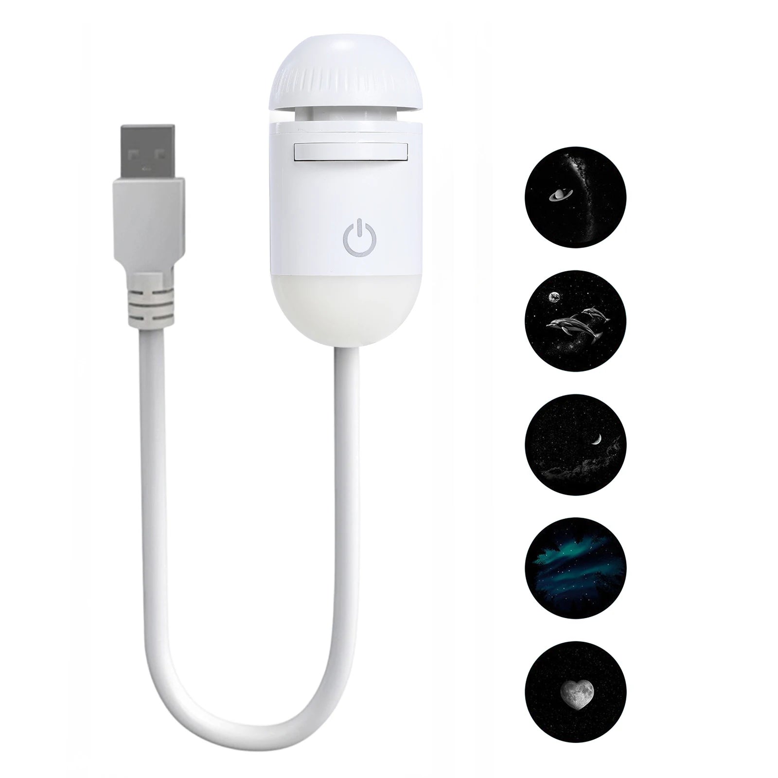 USB Galaksi Projektör – Oda & Oyun Odası Yıldızlı LED Lamba