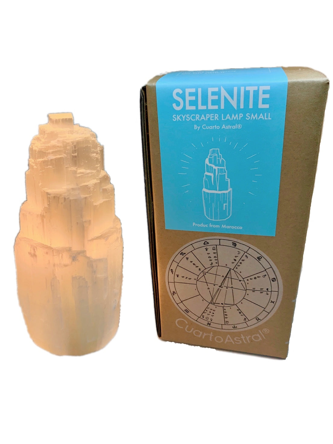 Selenite Skyscraper Lamp Small Prime - 3