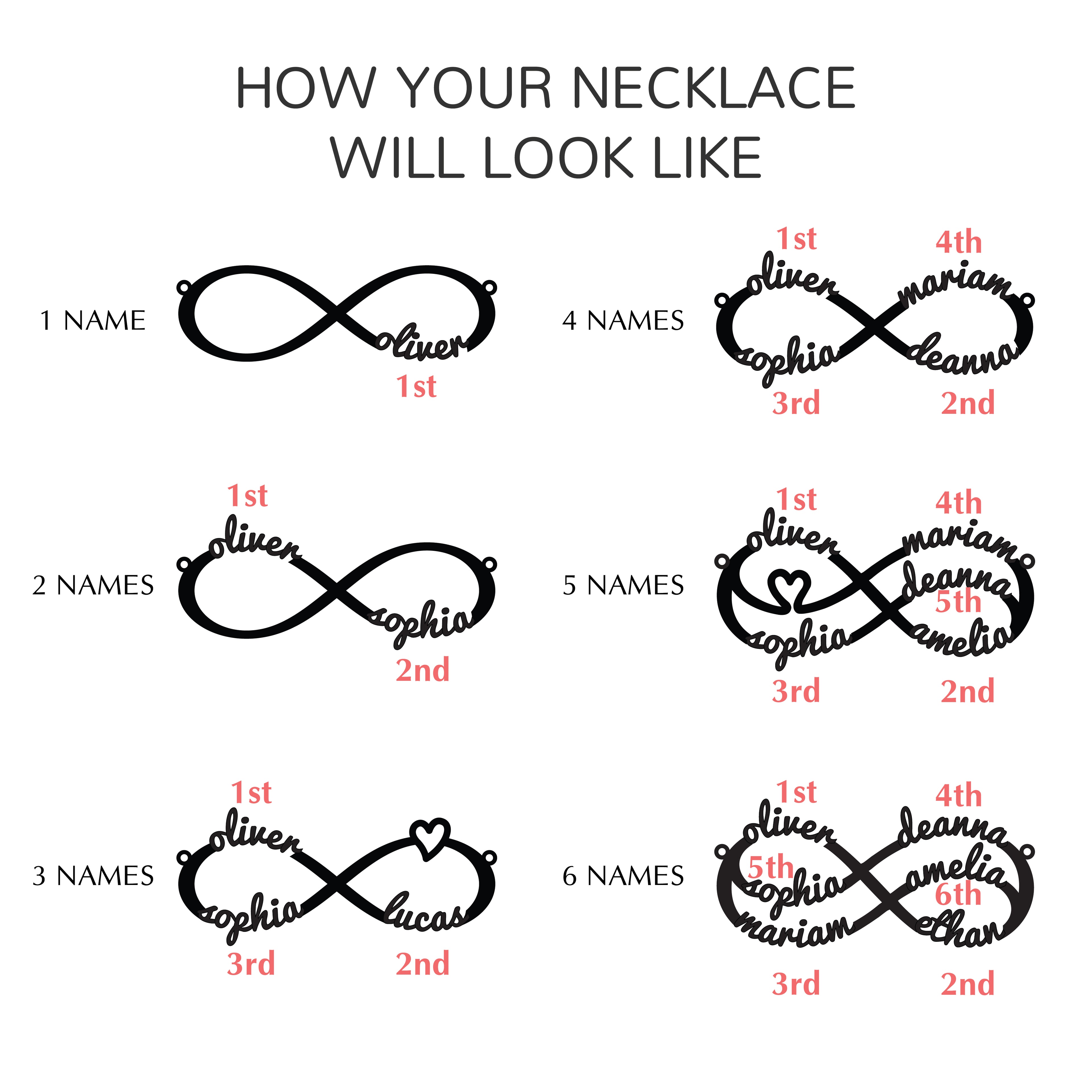 Mom Bracelet With Kids Names, Infinity Bracelet With Names,Mom Jewelry - 3