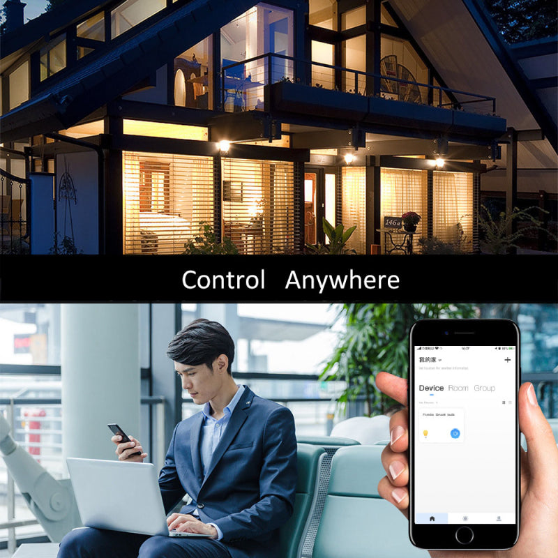 WiFi smart light Amazon Alexa Google Voice Control Cold and Warm - 4