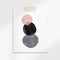 Abstract Circles Art Print - 3
