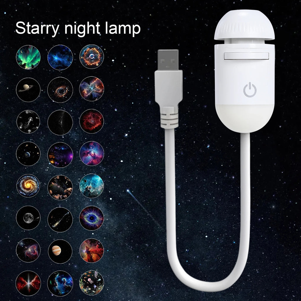 USB Galaksi Projektör – Oda & Oyun Odası Yıldızlı LED Lamba