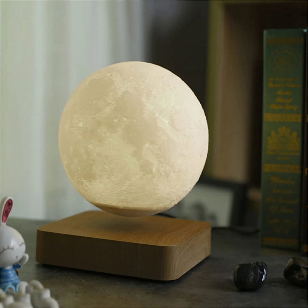 T30 floating night light 3 colors and 3D LED moon light ornaments (there are 2 models, please check before placing an or